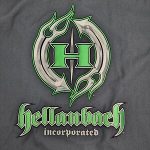 Dickies Hellanbach‎ Inc Garage Biker Mechanic Work Button Shirt Men's 4X/RG